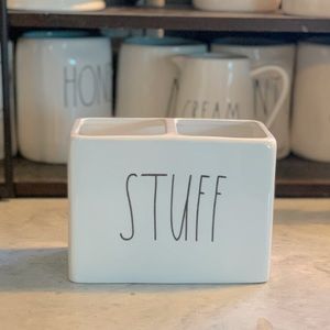Rae Dunn “STUFF” Container